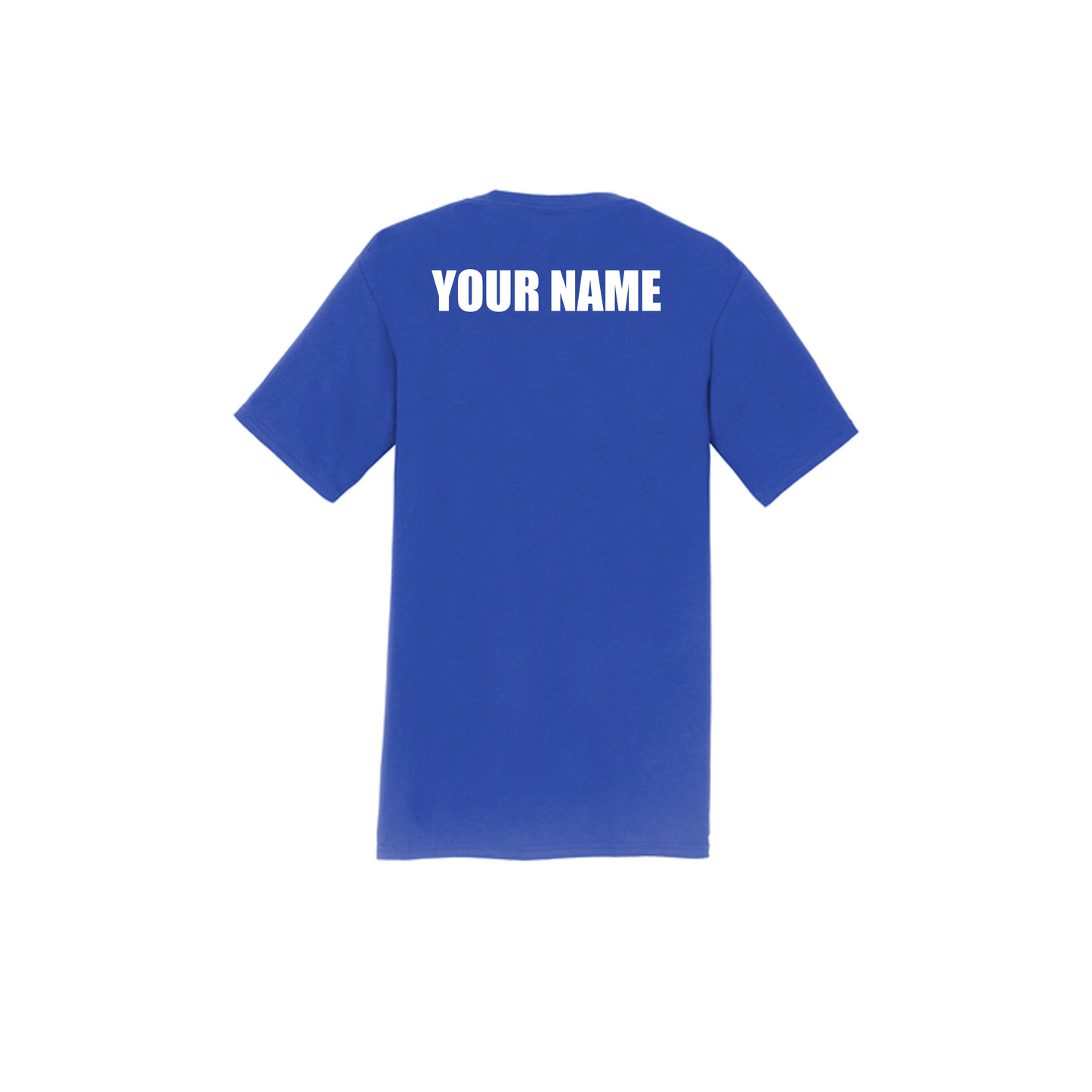MLL tee YOUTH blue with custom name