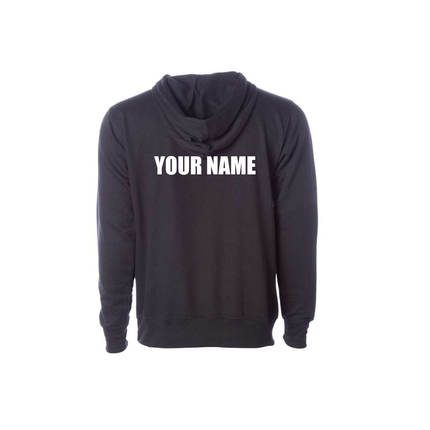 Premium MLL hoodie black with custom name