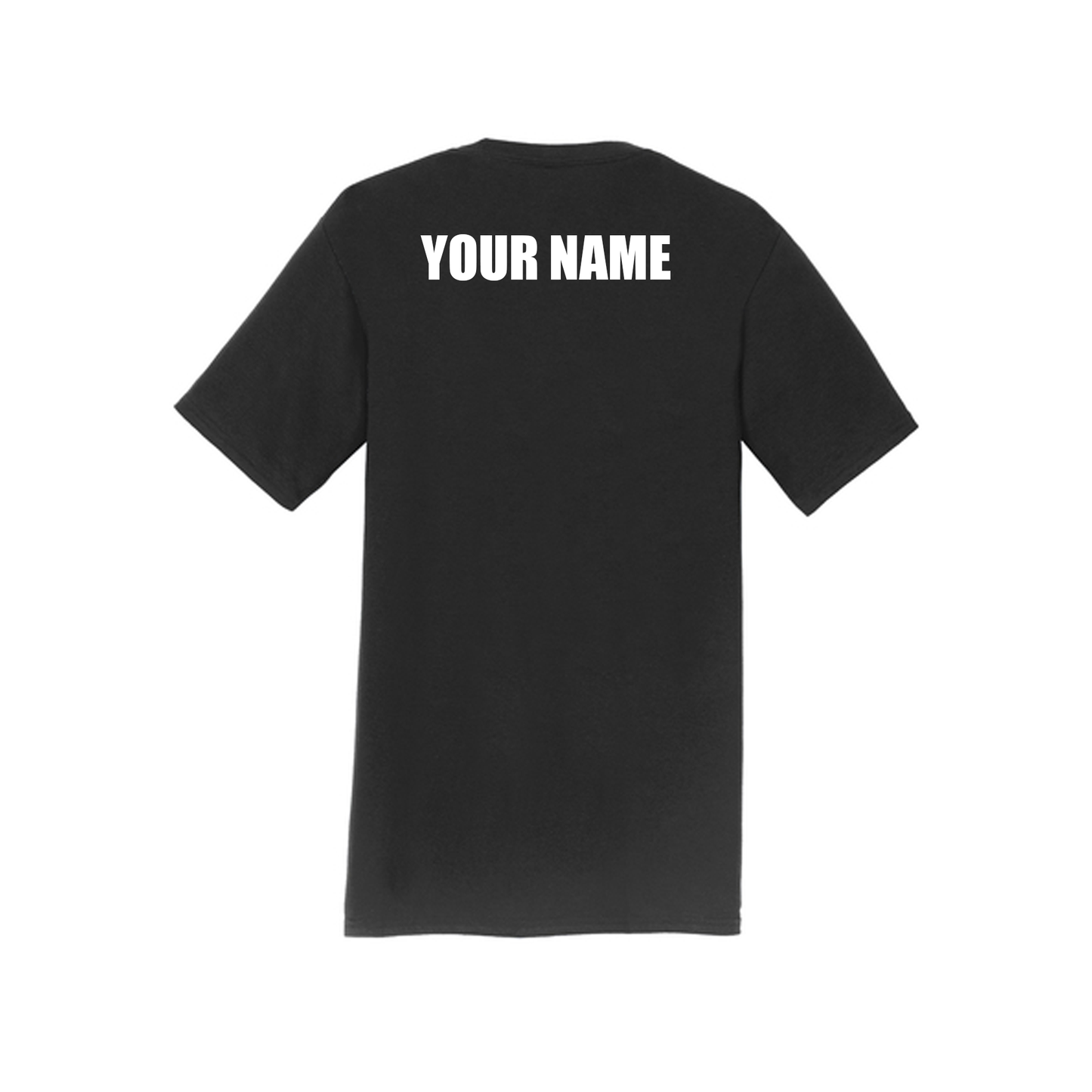 MLL tee black with custom name