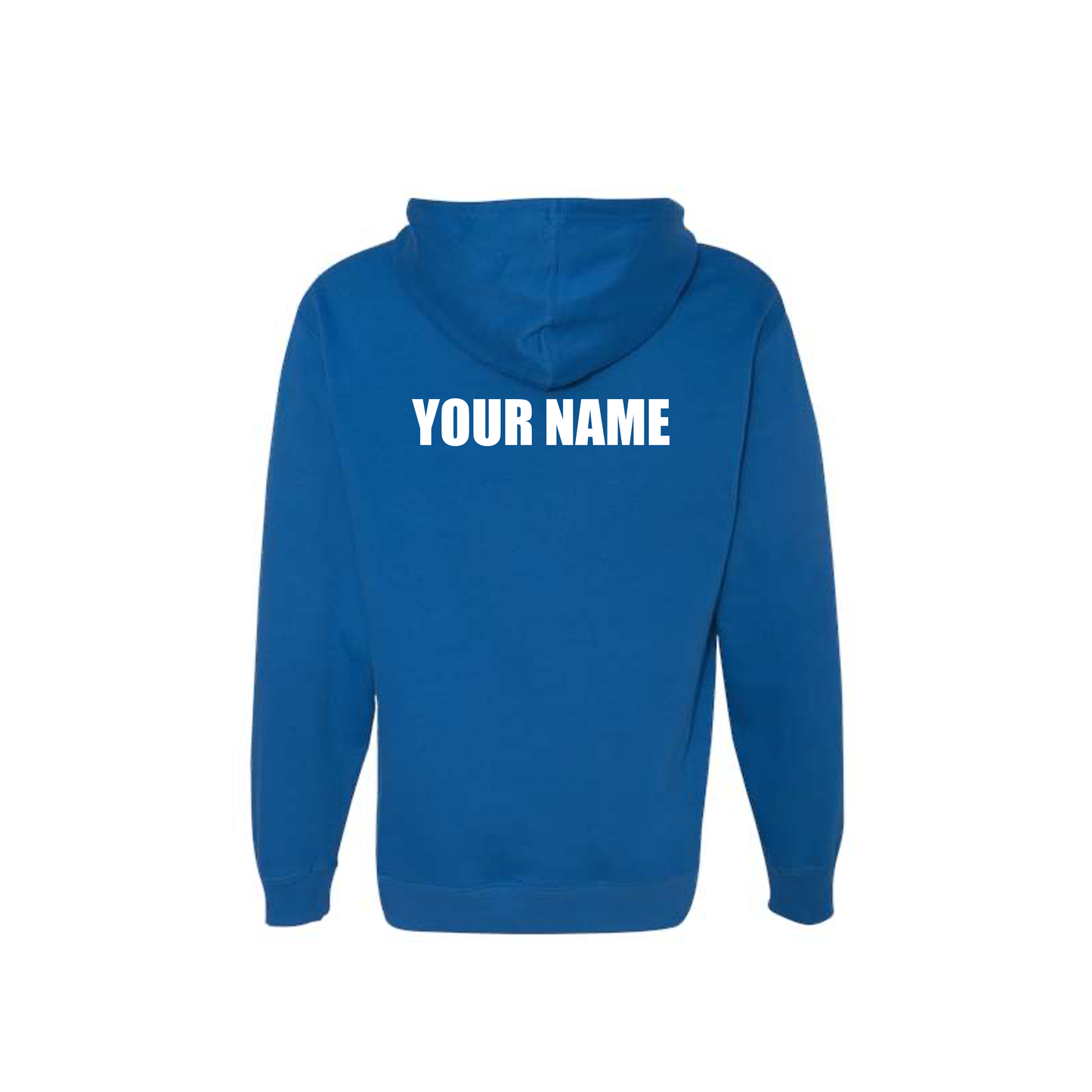 Premium brand MLL hoodie BLUE with custom name