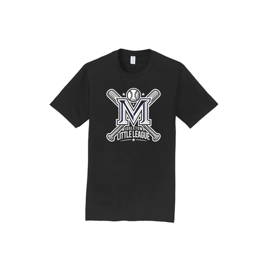 MLL tee black with custom name